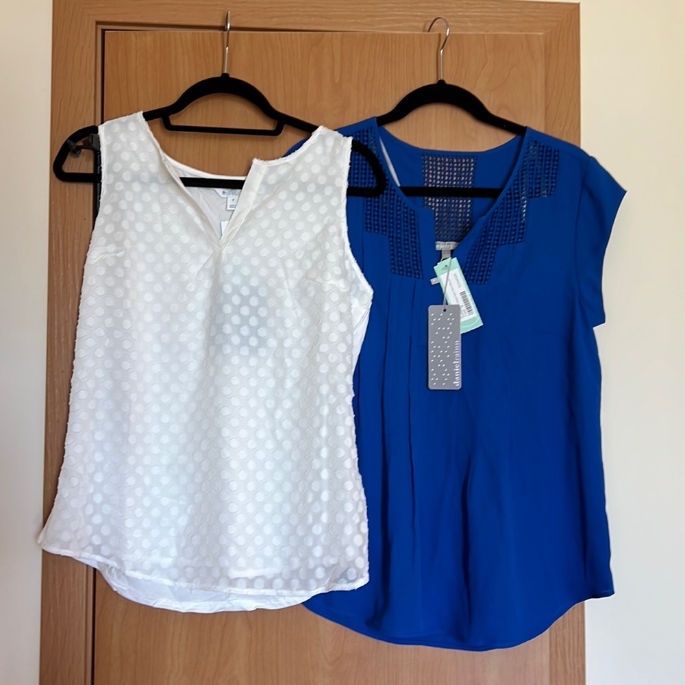 Get your (Stitch) fix! NWT:Lovey Daniel Rainn & Market &Spruce tops. Never worn!